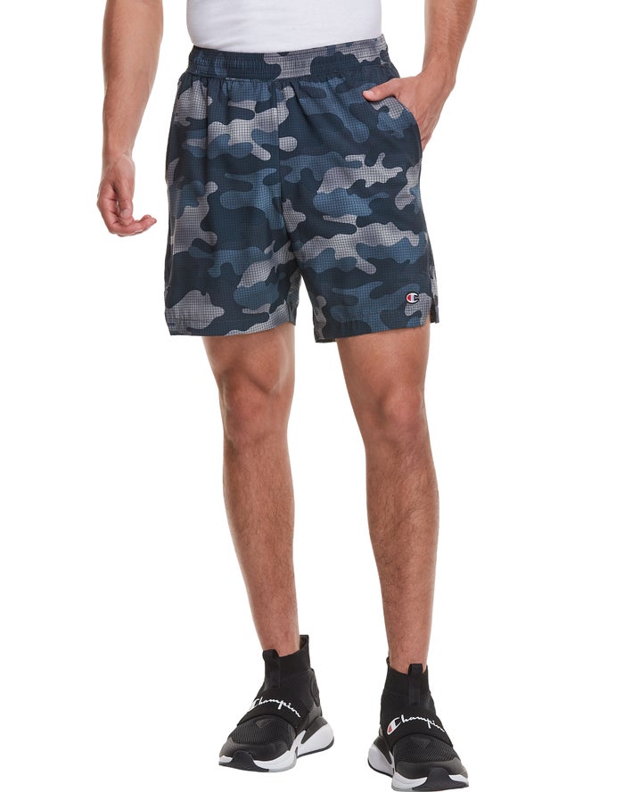 Champion Sport Print No Liner - Miesten Camo Shortsit - Suomi 1207683-FK